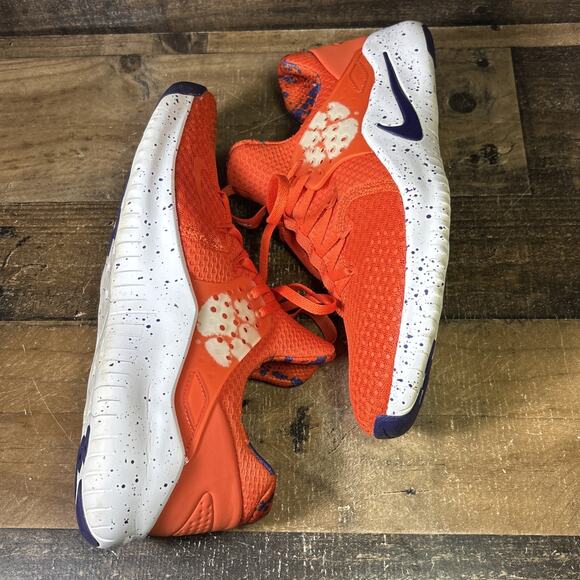 Men\'s Nike Free TR8 Clemson Tigers Shoes Training Sneakers Size 10 AR0427-800 main image 6